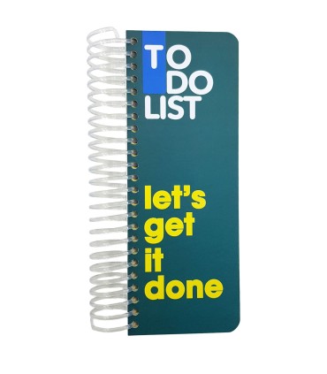 دفتر سیمی TO-DO دات نوت 120 برگ طرح let's get it done