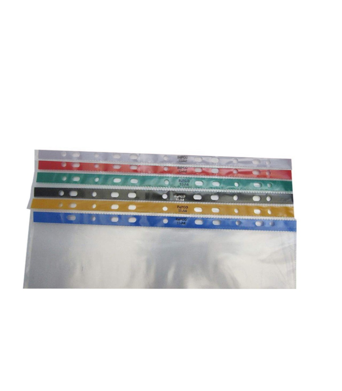 کاور ایندکس 6 رنگ A4  (بسته 24 عددی)