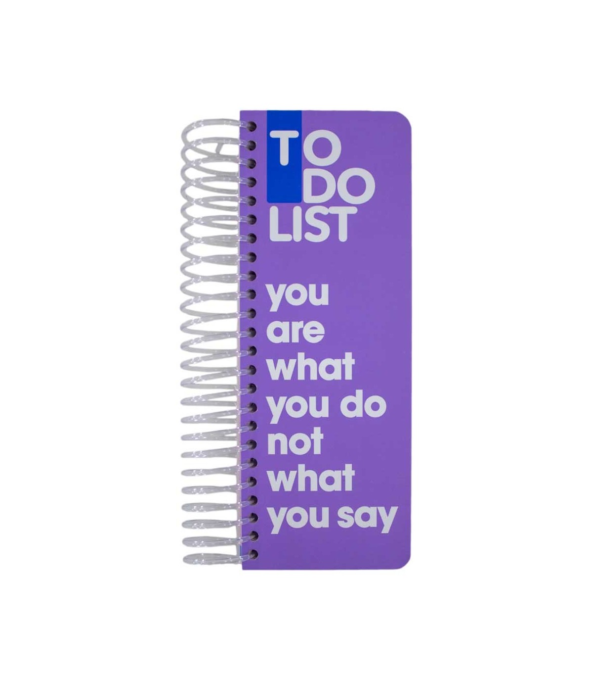 دفتر سیمی TO-DO دات نوت 120 برگ طرح you are what you do not what you say