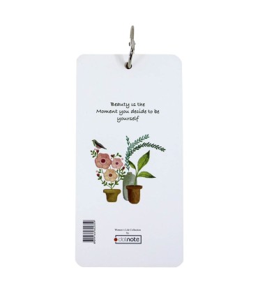 دفتر یادداشت حلقه دار women's life - طرح 2