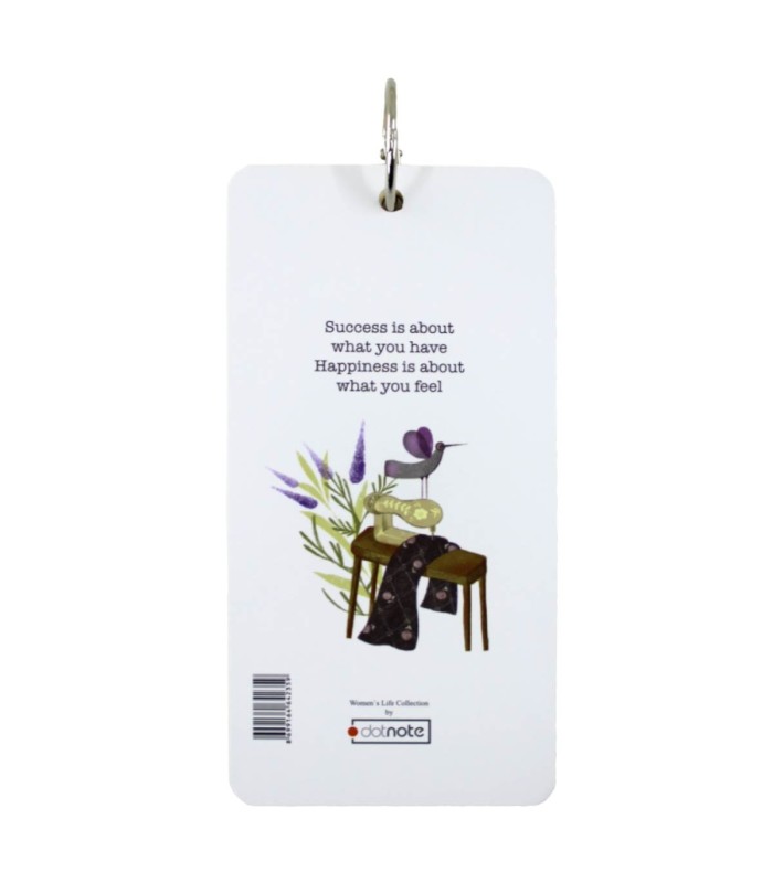 دفتر یادداشت حلقه دار women's life - طرح 3