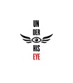 استیکر طرح UN der his eye