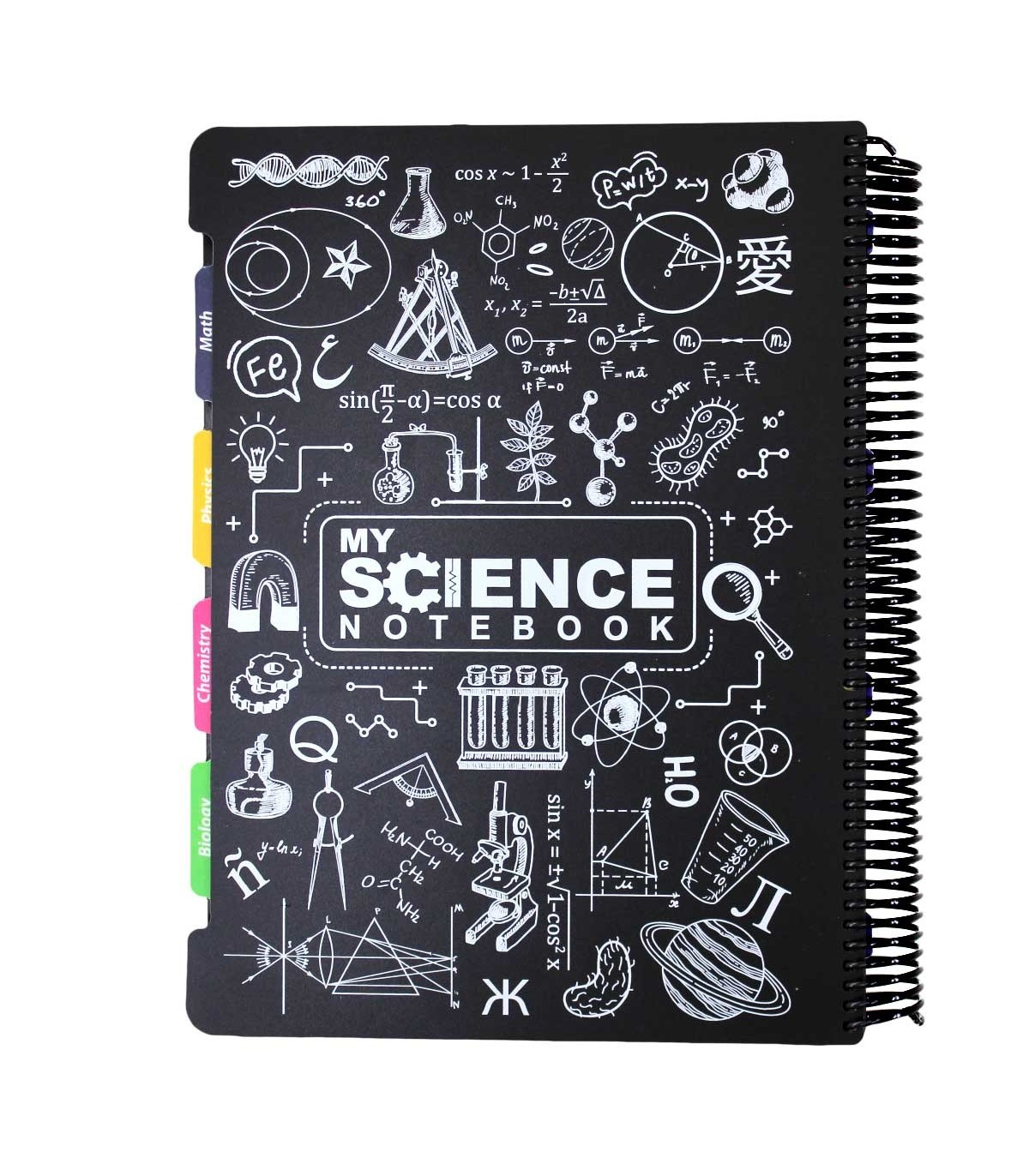 دفتر سیمی 160 برگ دات نوت مدل my science- سایز رحلی