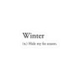 استیکر طرح Winter