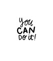 استیکر طرح you can do it