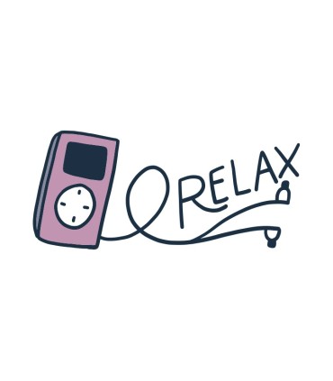 خرید اینترنتی استیکر طرح Relax