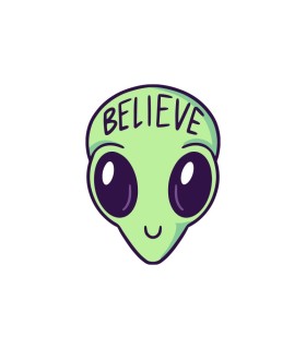 خرید اینترنتی استیکر طرح believe