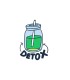 خرید اینترنتی استیکر طرح Detox