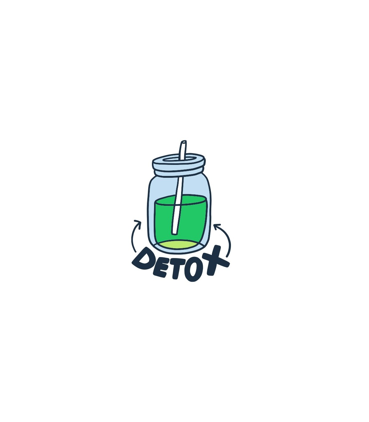 خرید اینترنتی استیکر طرح Detox