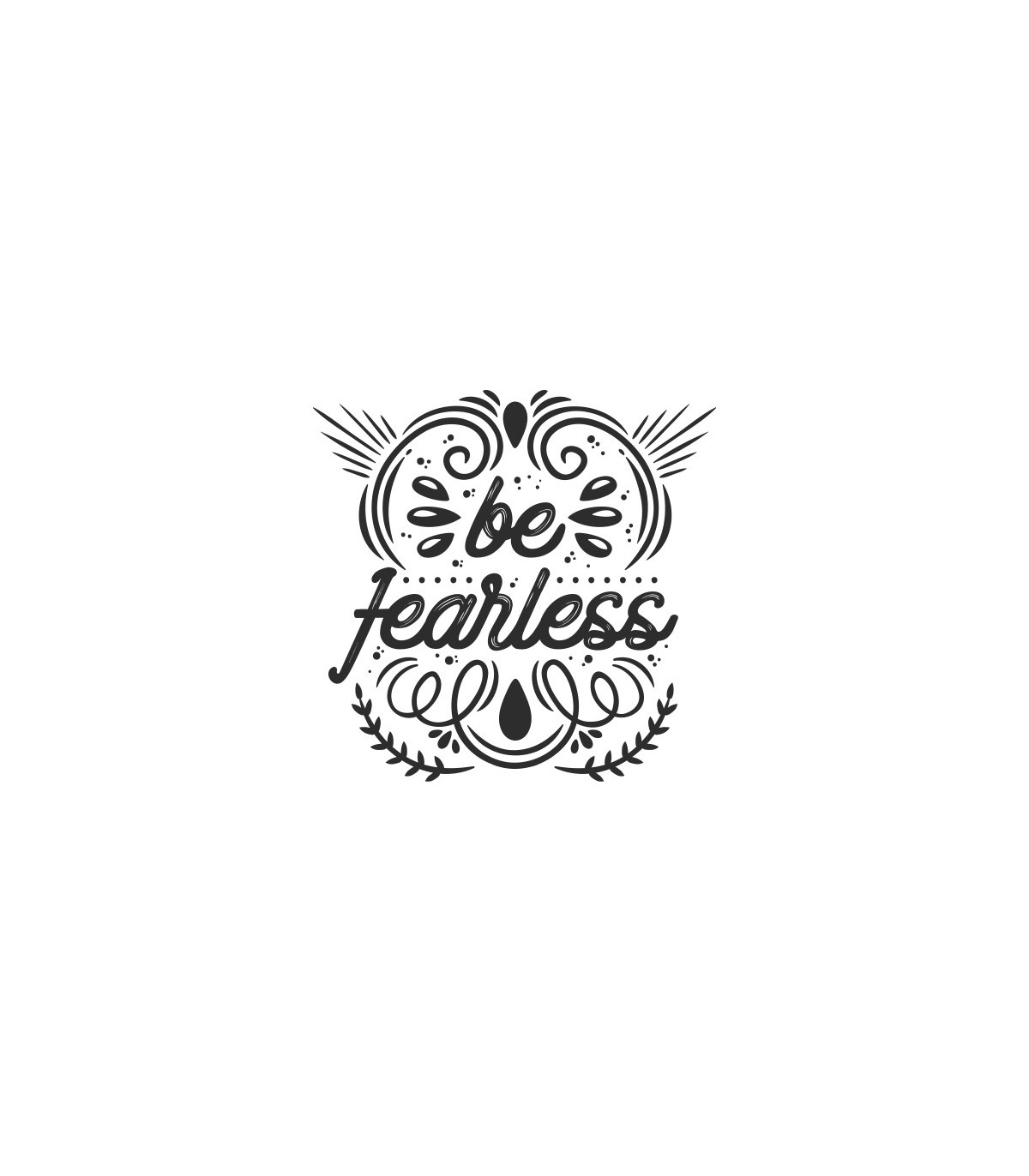 خرید اینترنتی استیکر طرح be fearless