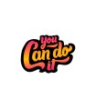 استیکر طرح you can do it