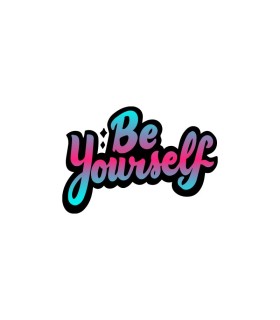 خرید اینترنتی استیکر طرح be yourself