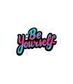 استیکر طرح be yourself