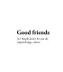استیکر طرح good friend