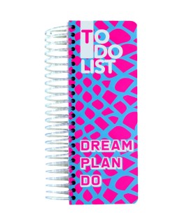 دفتر سیمی TO DO دات نوت 120 برگ طرح Dream plan do