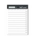 دفترچه لیست کارها (TO DO list) - 50 برگ