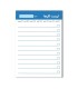 دفترچه لیست کارها (TO DO list) - 50 برگ