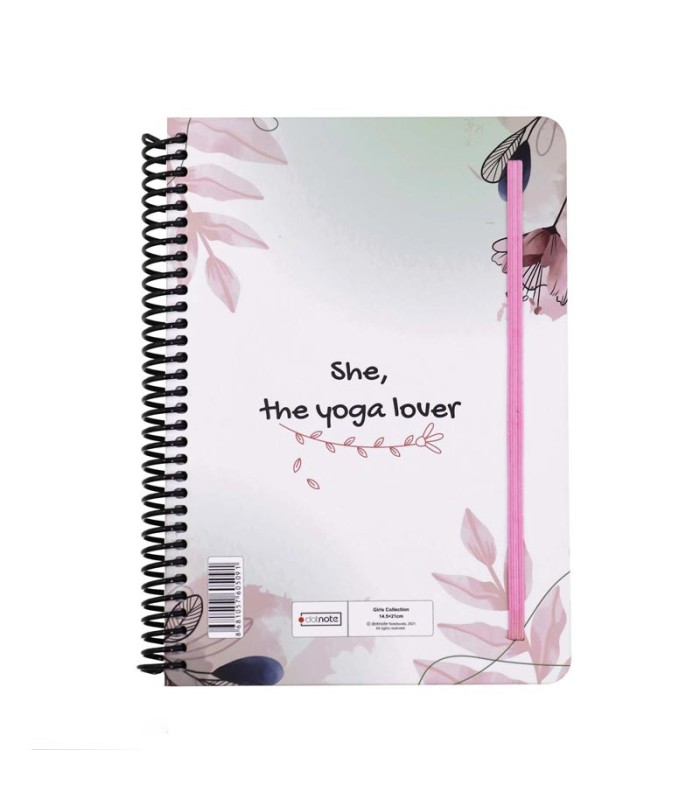 دفتر یادداشت دات نوت سری دختران-طرح yoga lover 1