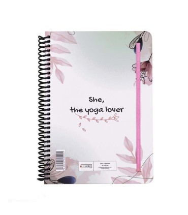 دفتر یادداشت دات نوت سری دختران-طرح yoga lover 1