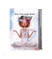 دفتر یادداشت دات نوت سری دختران-طرح yoga lover 2