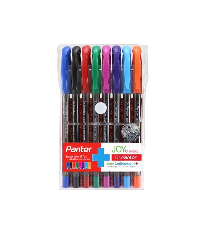 خودکار پنتر مدل نانو آنتی باکتریال کد DP-105 بسته 8 عددی