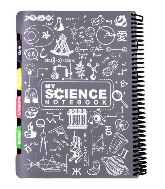 دفتر سیمی 160 برAگ دات نوت مدل my science- سایز رحلی