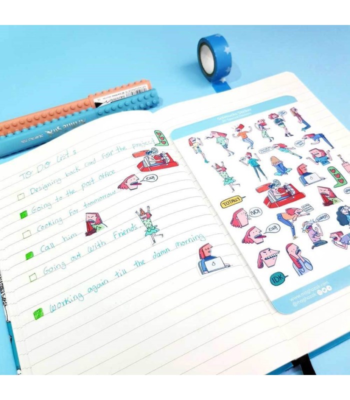 مجموعه استیکر ابله‌ها